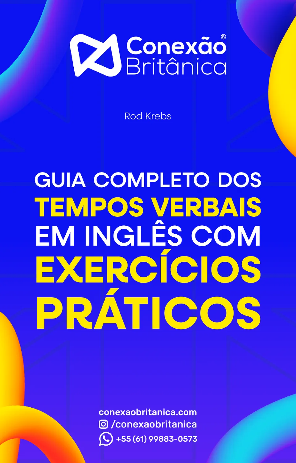 Capa do e-book Guia Completo dos Tempos Verbais em Inglês